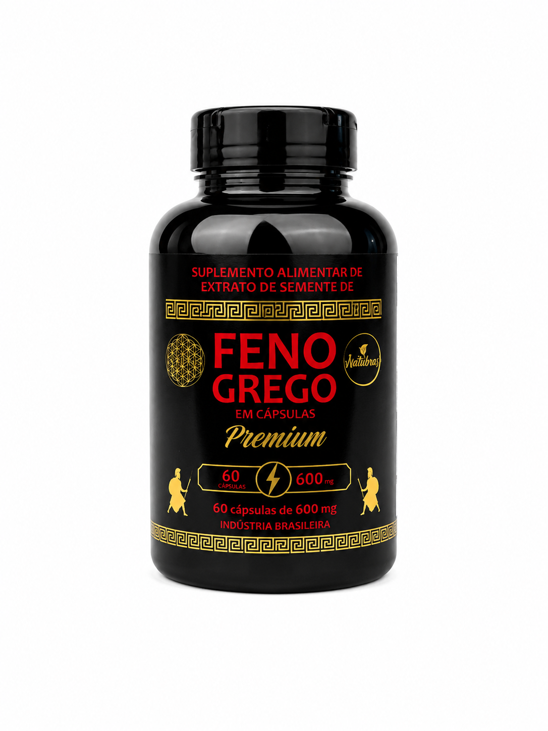 Feno Grego Premium Nattubras – 60 Cápsulas de 600 mg