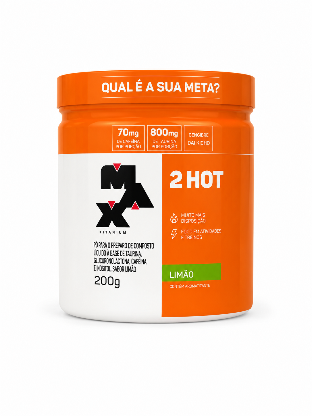 2 HOT Limão 200g – Max Titanium