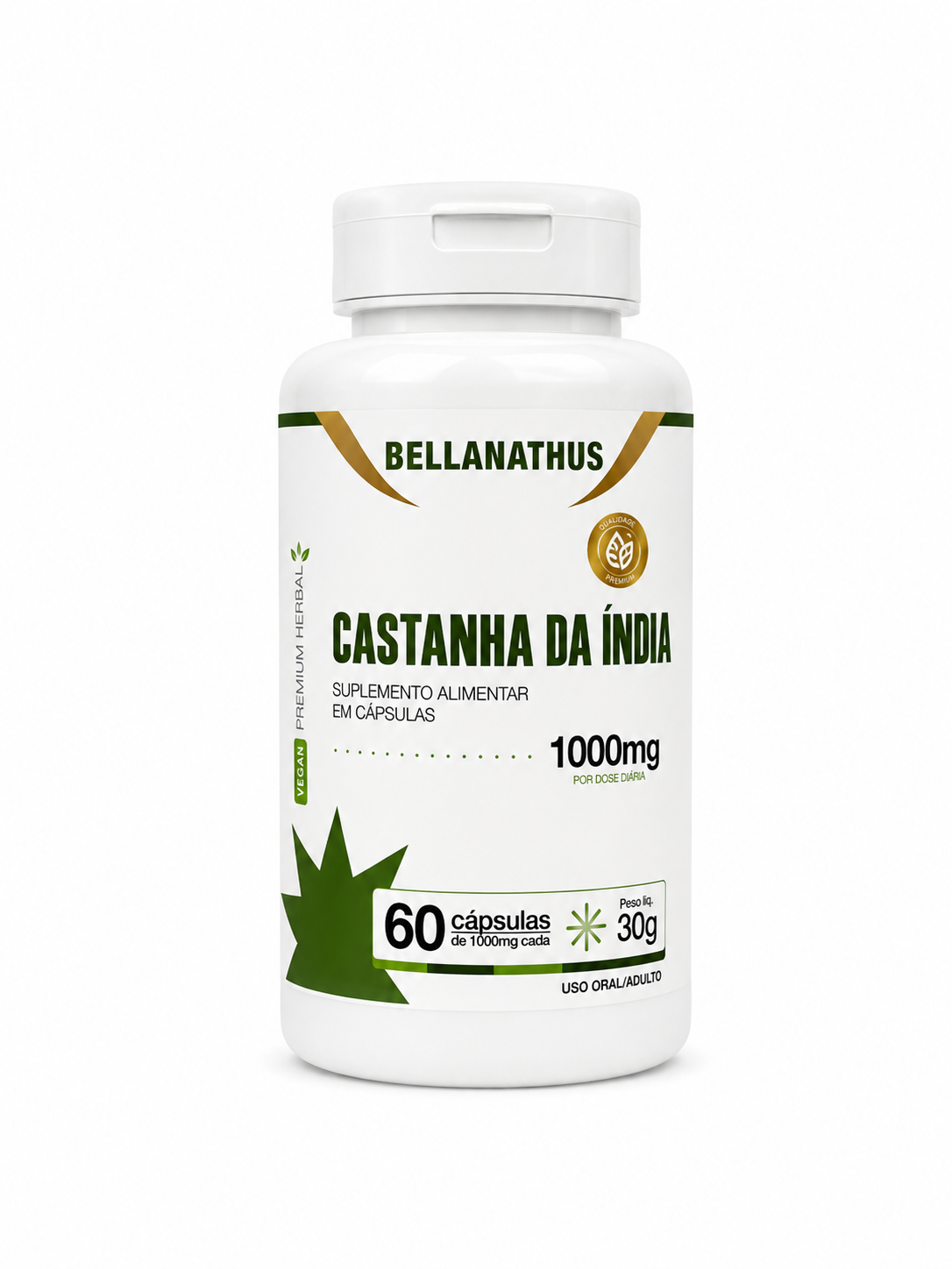 Castanha da Índia 1000mg – Bellanathus