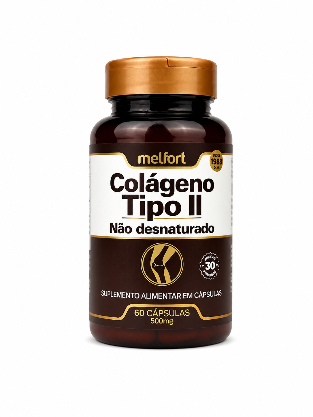 Colágeno Tipo II – Melfort – 60 Cápsulas