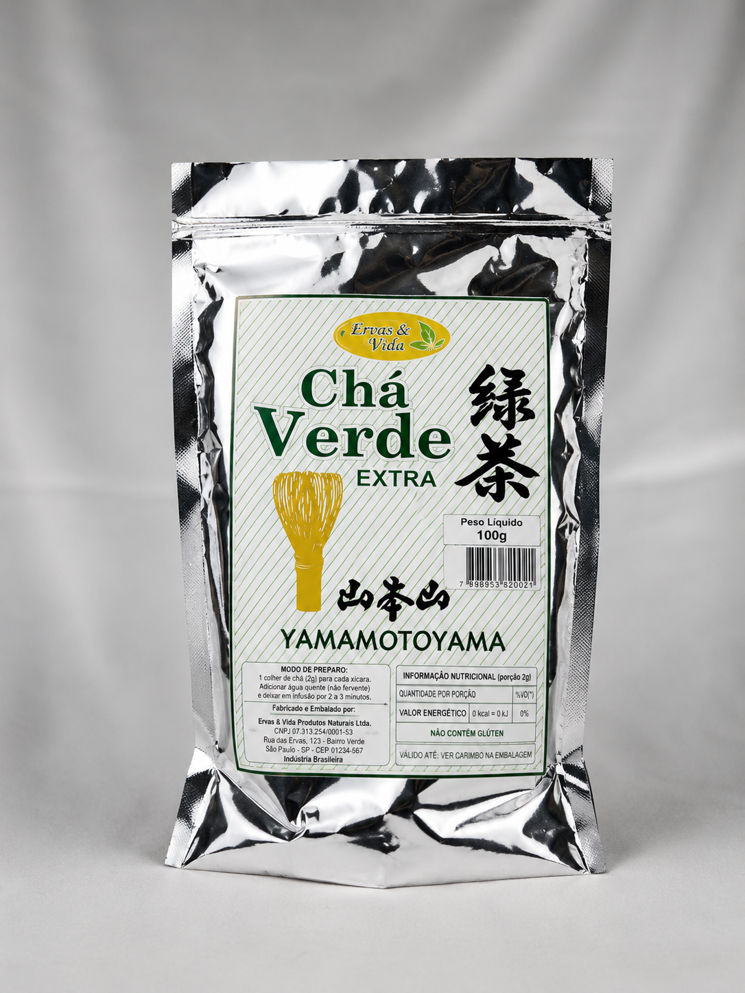 Chá Verde Extra 100g – Ervas & Vida