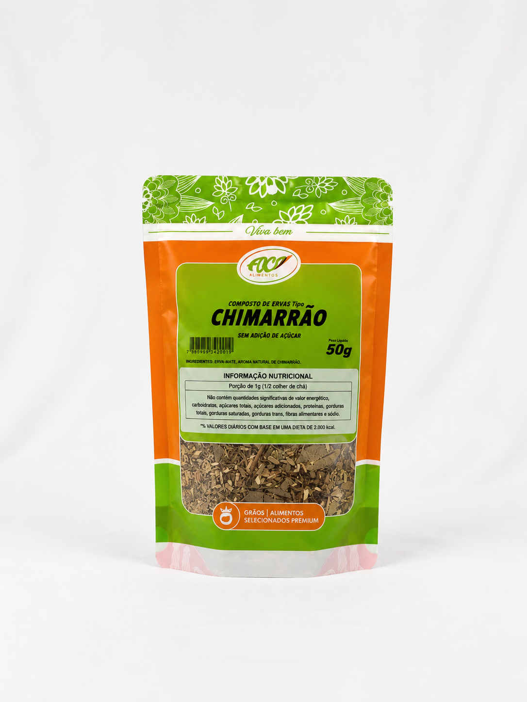 Composto de Ervas Tipo Chimarrão 50g – Foco Alimentos