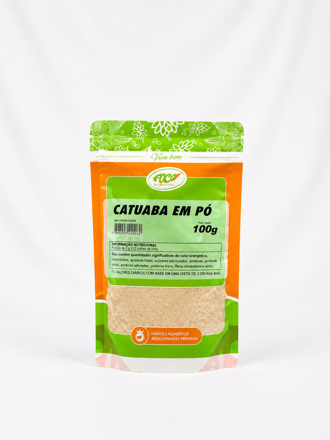 Catuaba em Pó 100g – Foco Alimentos